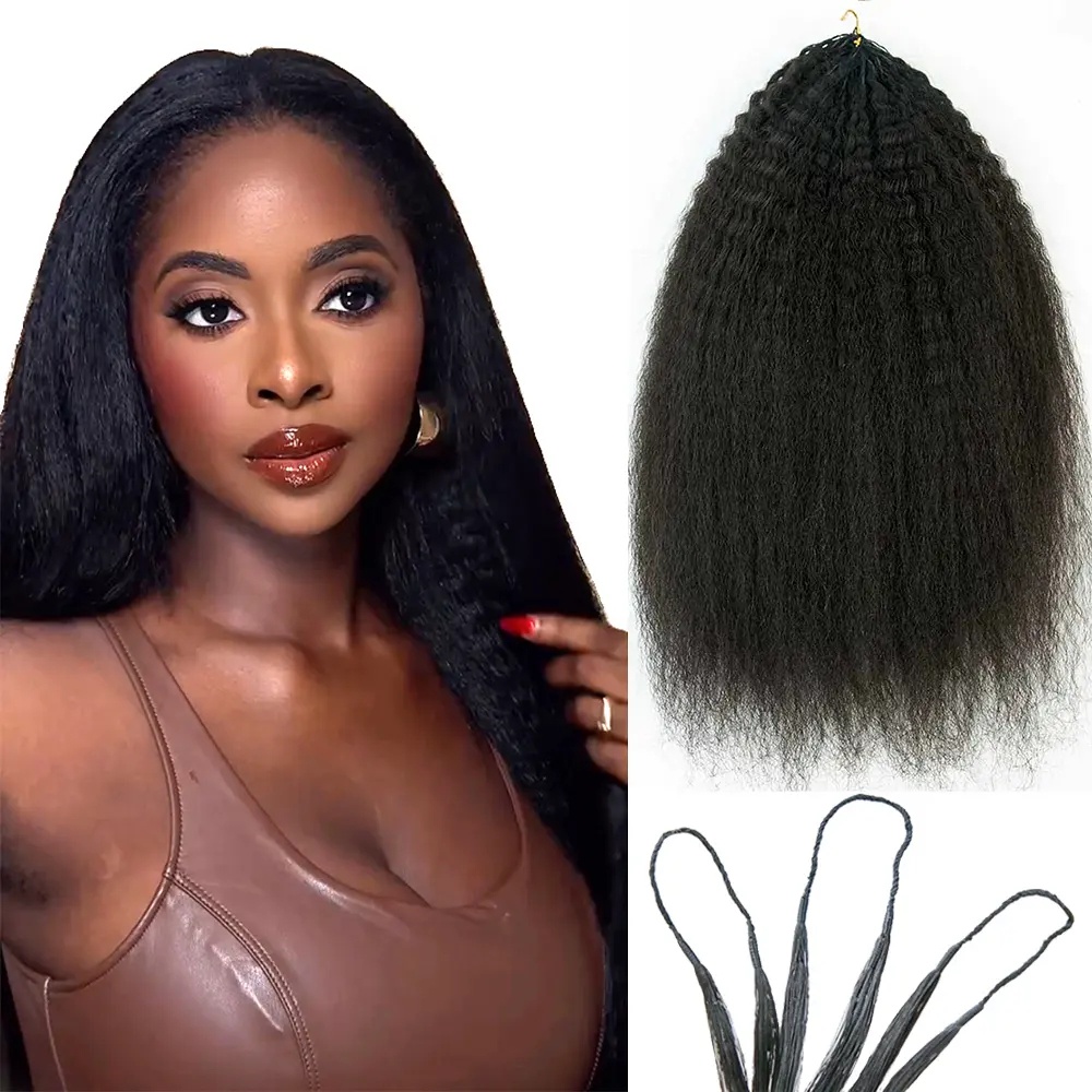 Human Hair Wigs - Capelli Umani Lisci Crespi Senza Nodi