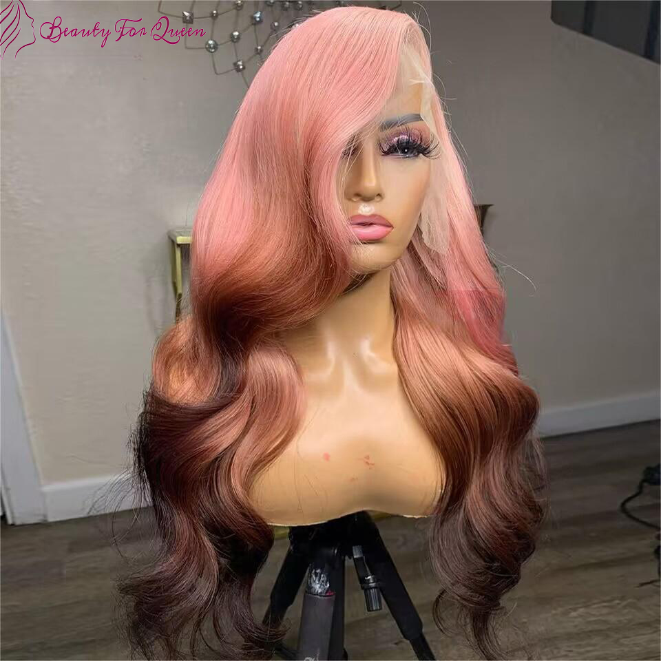 Glueless Wear And Go Human Hair Wig - Parrucca lunga ondulata con frontale in
