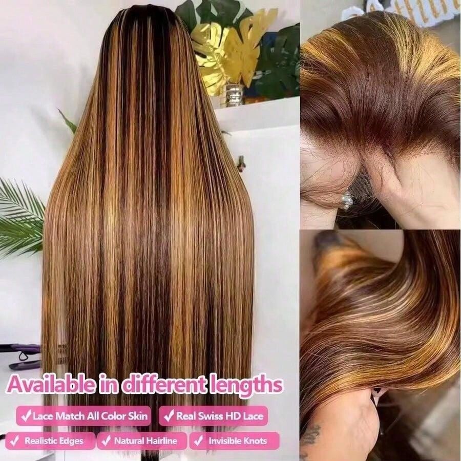 Parrucca con ciocche di colore - Glueless Wear And Go Human Hair Wig recensione e prezzo