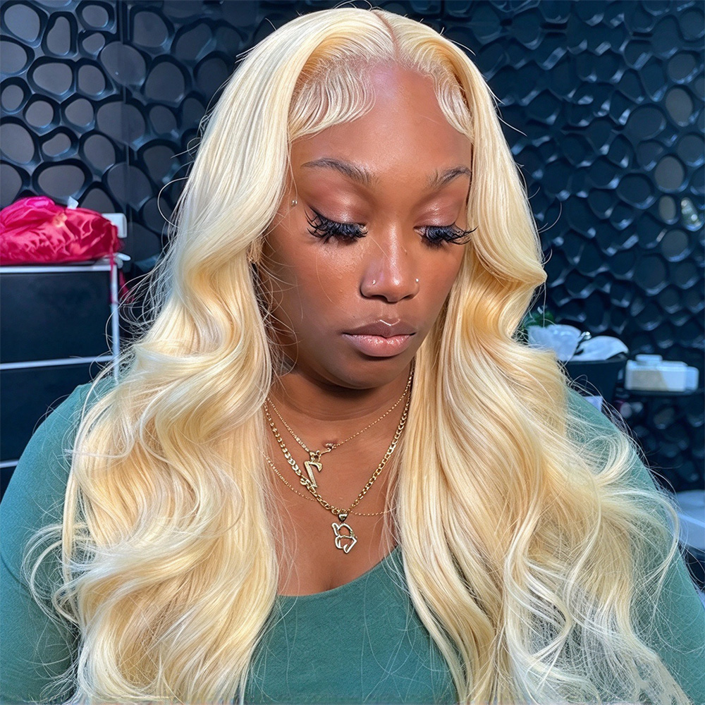 Parrucca con frangia in pizzo, - 613 Blonde Body Wave Lace Front Wig recensione e prezzo