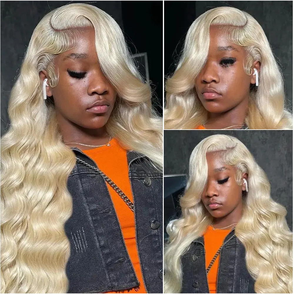 Parrucca con frangia in pizzo, - 613 Blonde Body Wave Lace Front Wig recensione e prezzo