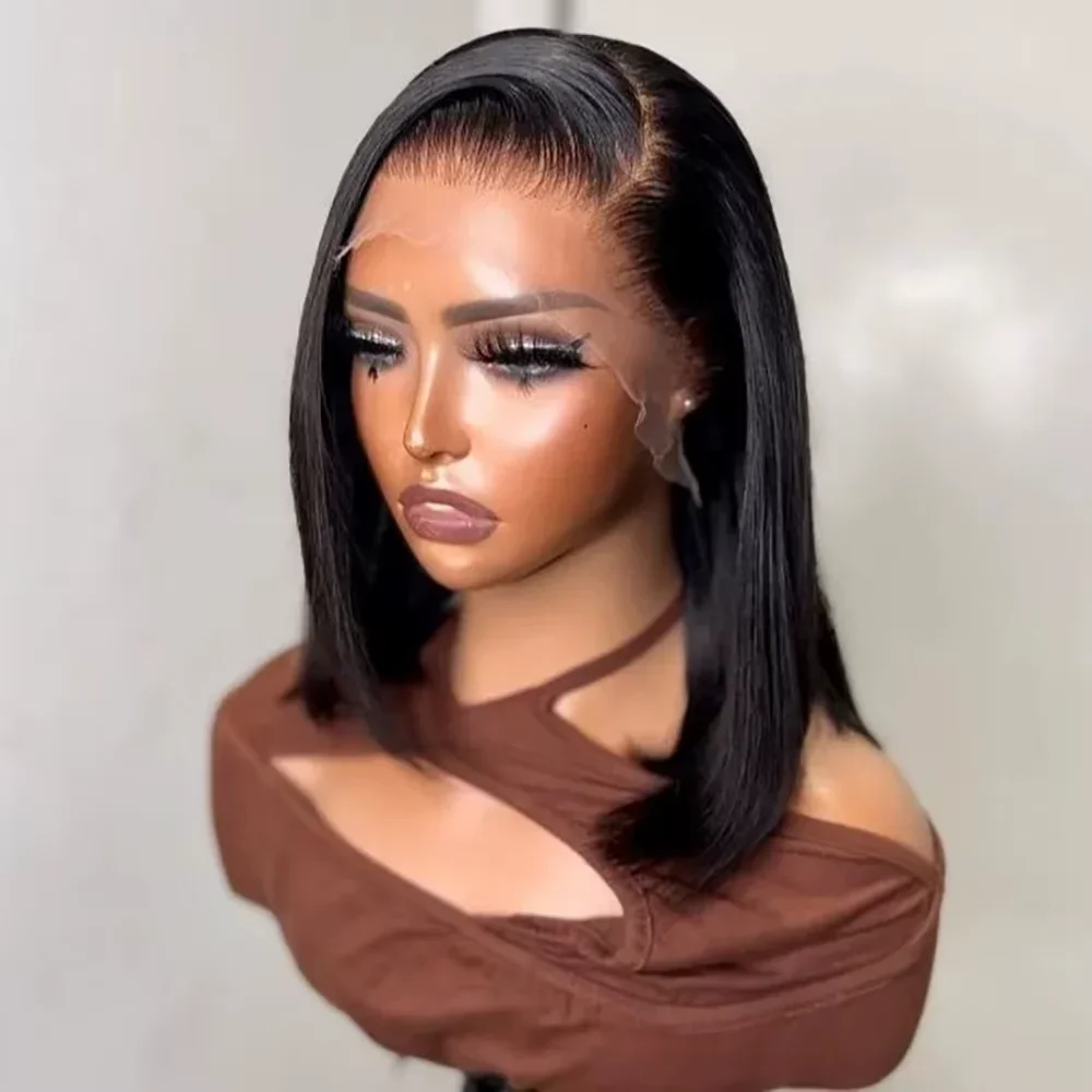 2026 NUOVE parrucche bob con f - Hd Lace Frontal Wig Human Hair Pre Plucked recensione e prezzo