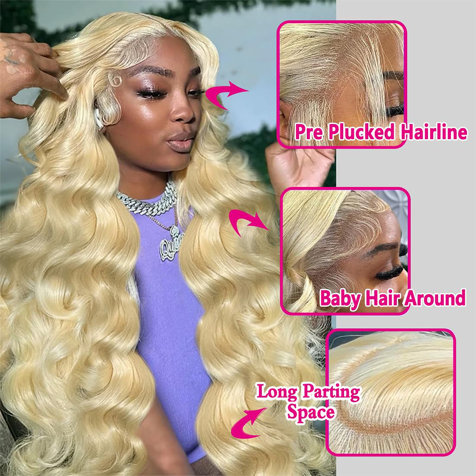 Parrucca con frontale in pizzo - 613 Blonde Body Wave Lace Front Wig recensione e prezzo
