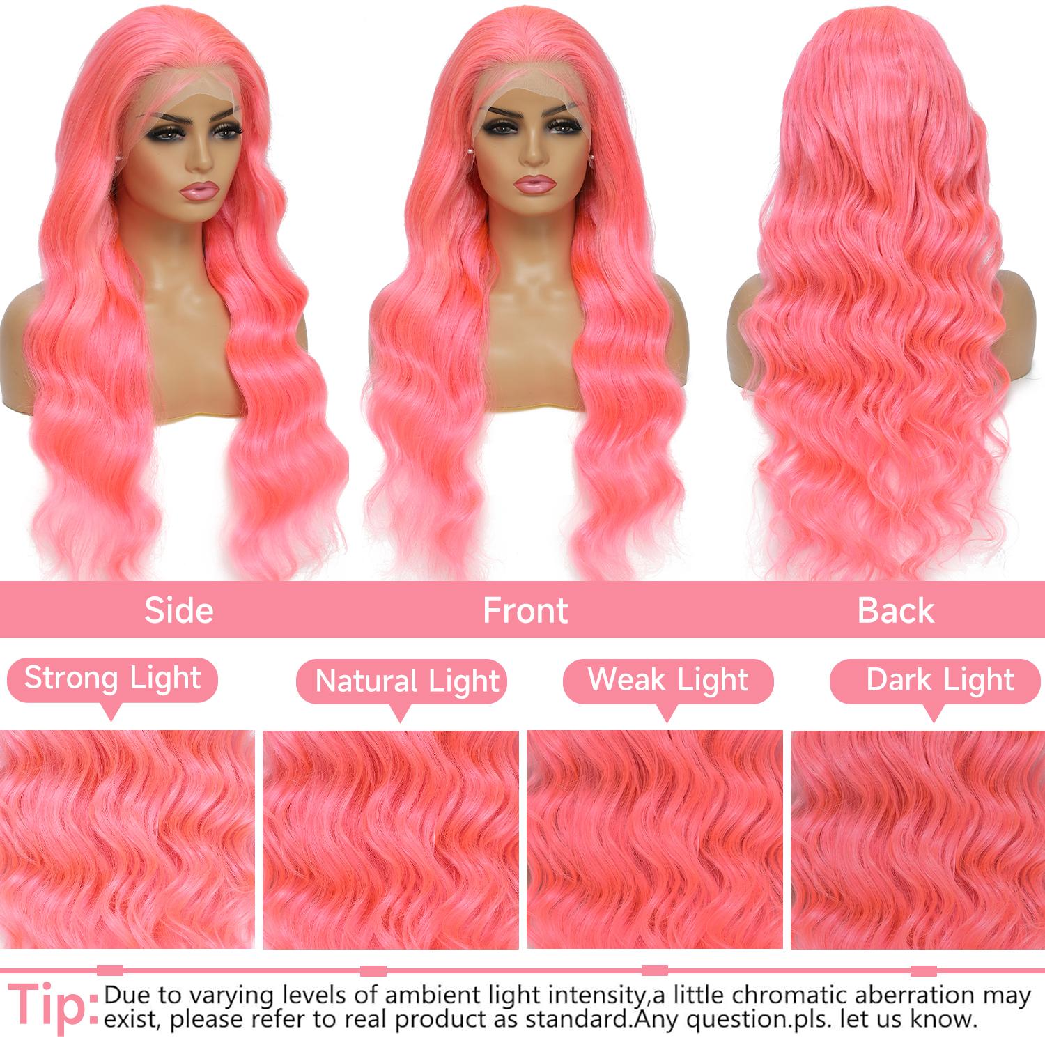 Parrucca rosa densità 250, ond - Hd Lace Frontal Wig Human Hair Pre Plucked recensione e prezzo
