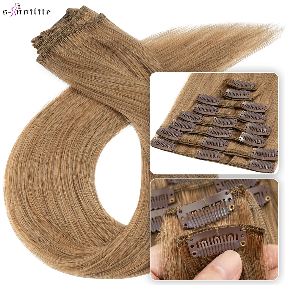 S-noilite Estensioni Dei Capel - Seamless Clip In Hair Extensions Human Hair recensione e prezzo