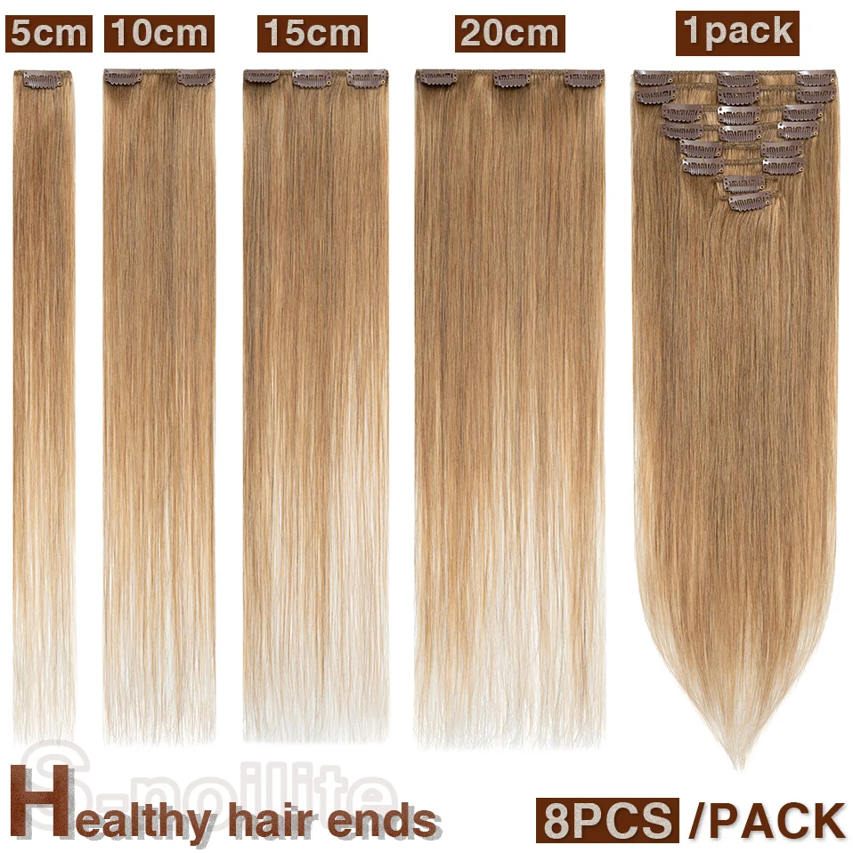 S-noilite Estensioni Dei Capel - Seamless Clip In Hair Extensions Human Hair recensione e prezzo
