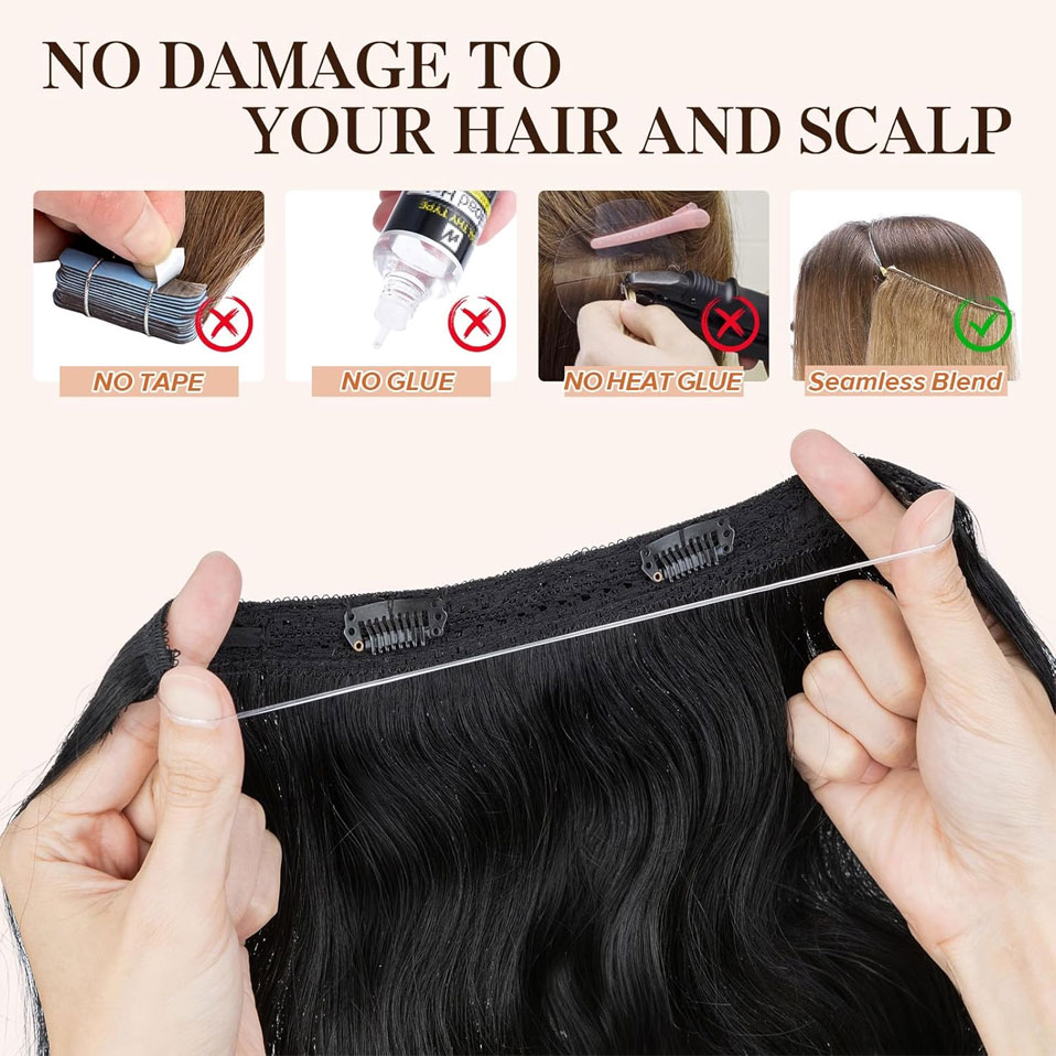 Filo S-noilite nelle estension - Invisible Tape In Extensions Real Hair recensione e prezzo