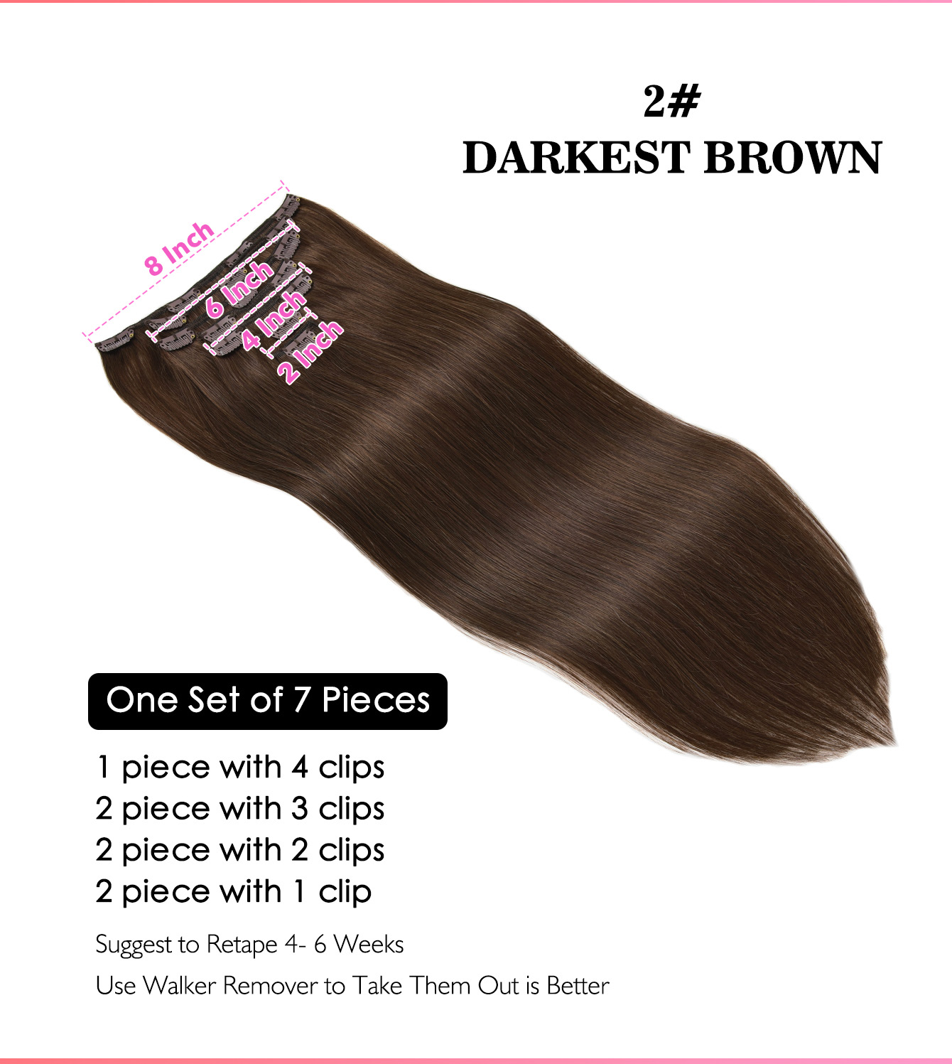 7 pezzi Clip nell'estensione d - Seamless Clip In Hair Extensions Human Hair recensione e prezzo