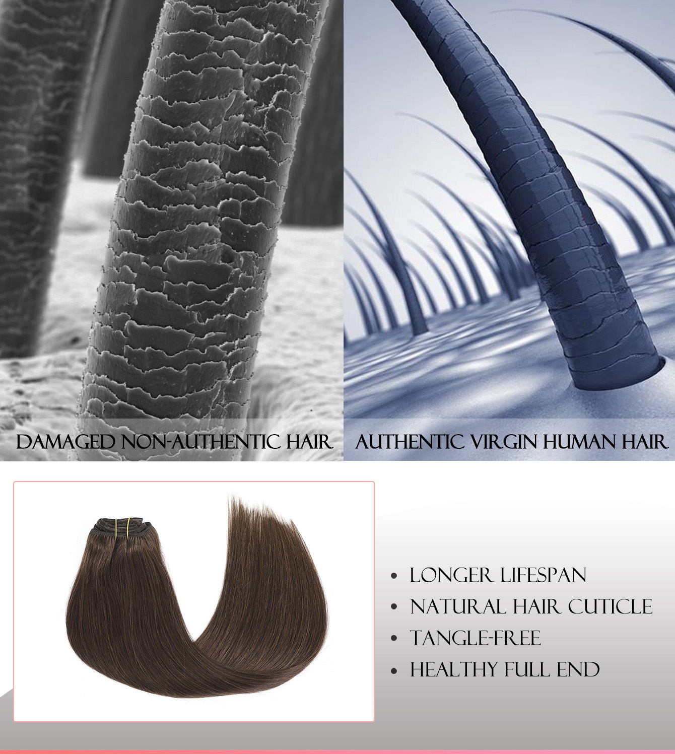 7 pezzi Clip nell'estensione d - Seamless Clip In Hair Extensions Human Hair recensione e prezzo