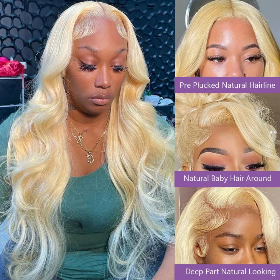 Parrucche di capelli umani bio - 613 Blonde Body Wave Lace Front Wig recensione e prezzo