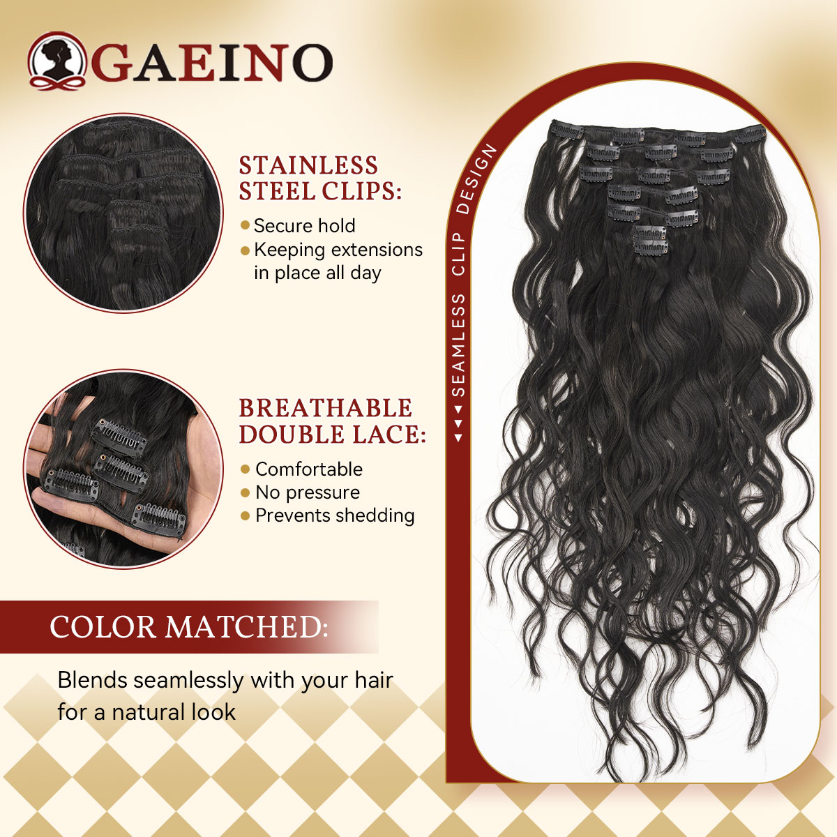 12A Onda Naturale Clip Ins Est - Seamless Clip In Hair Extensions Human Hair recensione e prezzo
